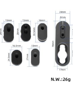 Alternative view of Set av silikontätningar inkl. magnetiskt skydd för laddport - Xiaomi 4 Pro / Lite