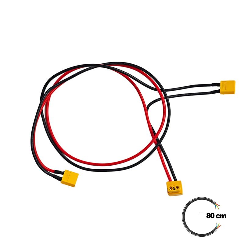 Kabel för externt batteri XT60-XT60 (serie)