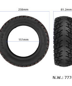 Alternative view of 10 tum Tubeless Däck 255x80 - Allround