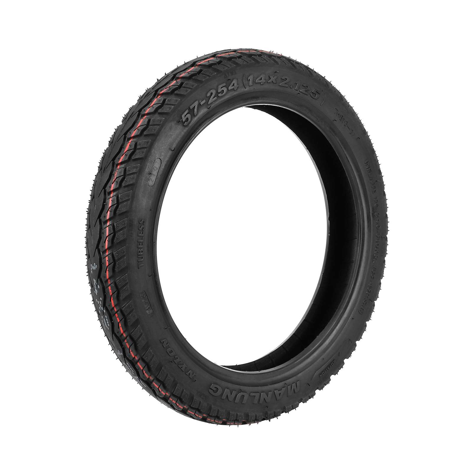 Tubeless Däck 14x2.125 / 57-254 - Elscooter Elcykel BMX