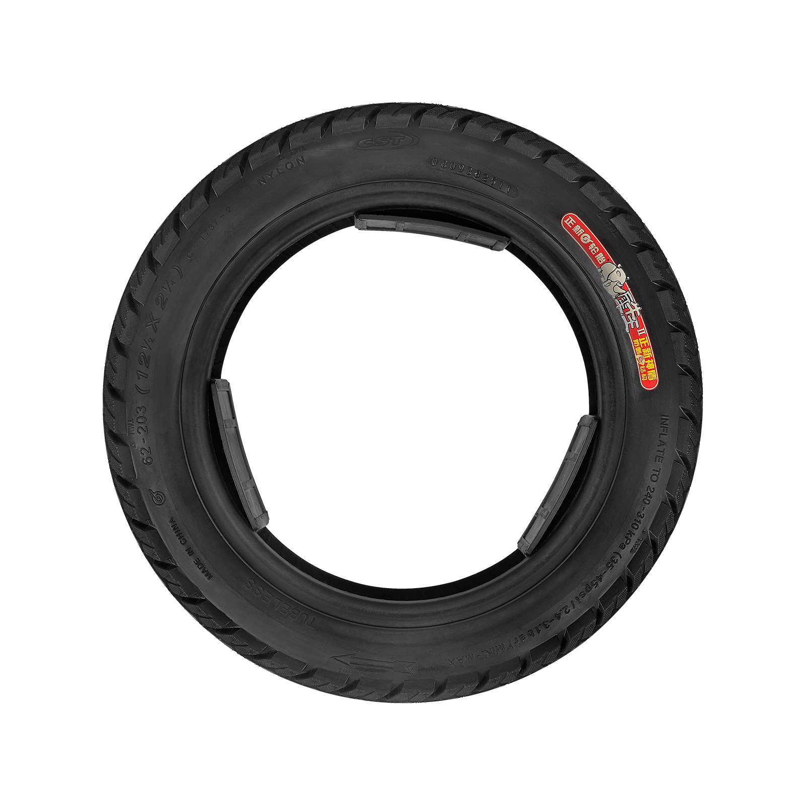 12.5 tum CST Tubeless Däck 12.5×2.25 62-203 - Elscooter / Elcykel / Barnvagn - Bild 2