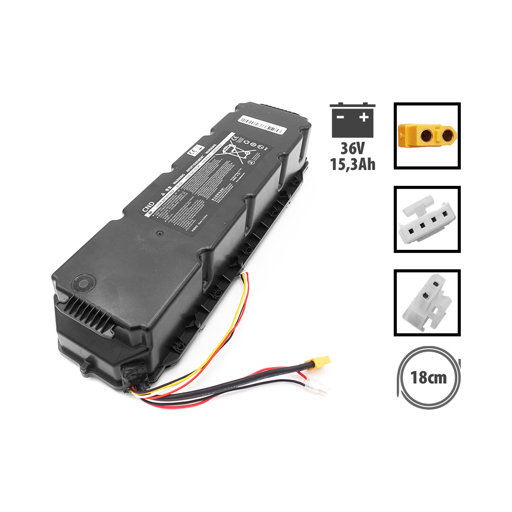 36V 15.3Ah Batteri till Segway Ninebot G30 Max Elscooter