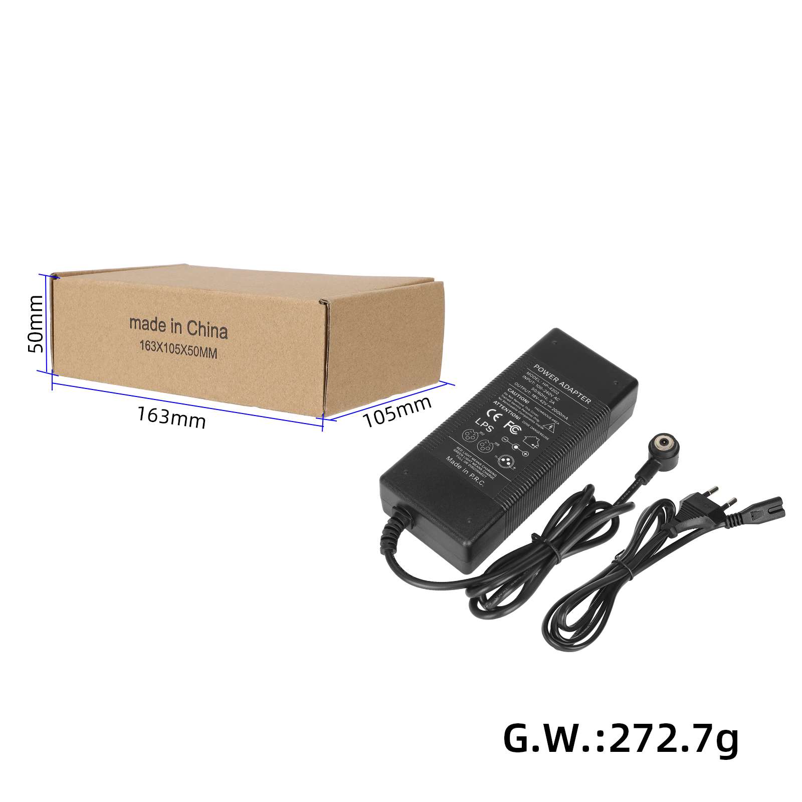 41.2V Batteriladdare till Xiaomi 3 Lite / 4 Pro Elscooter (36V) - Bild 6