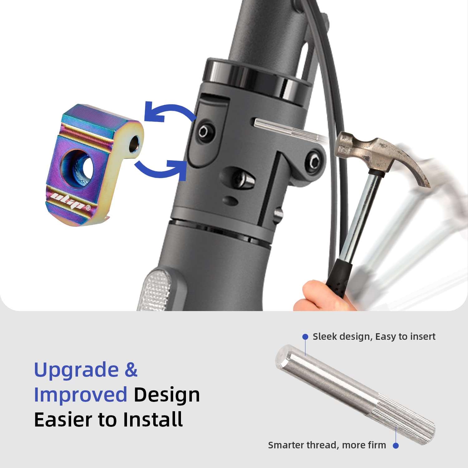 Förstärkt styrlås till fällmekanism - Xiaomi M365 Pro / 1S / Pro2 - Bild 4
