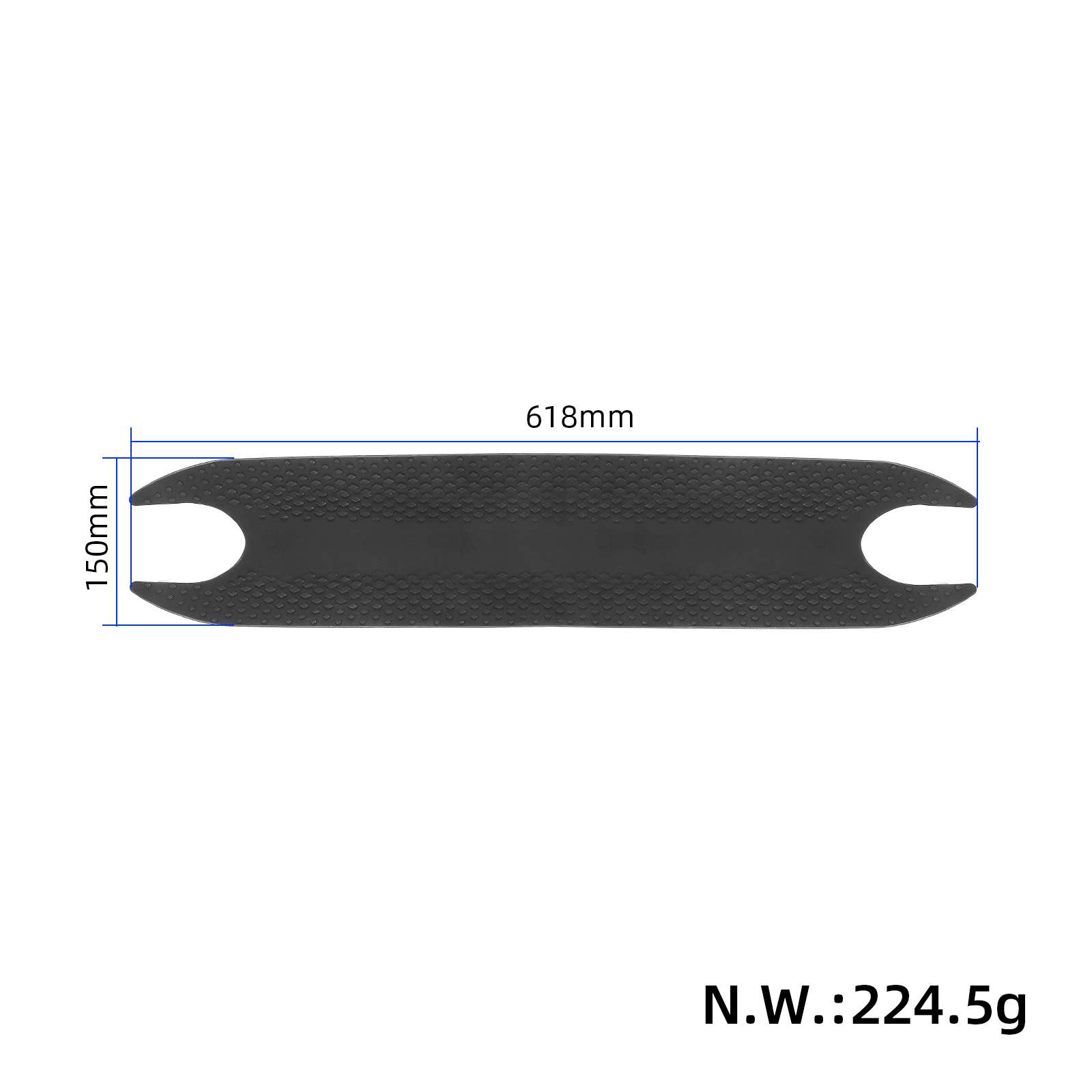 Silikonmatta, svart - Segway Ninebot G30 - Bild 6