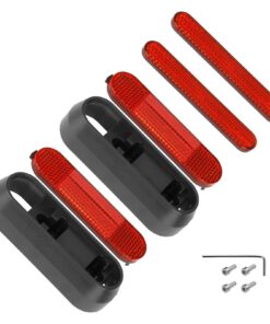 Uppgraderade hjulmutterkåpor – Segway Ninebot G30 (röd reflex)