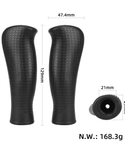 Alternative view of Svarta handtag - Kukirin Elscooter (Original)