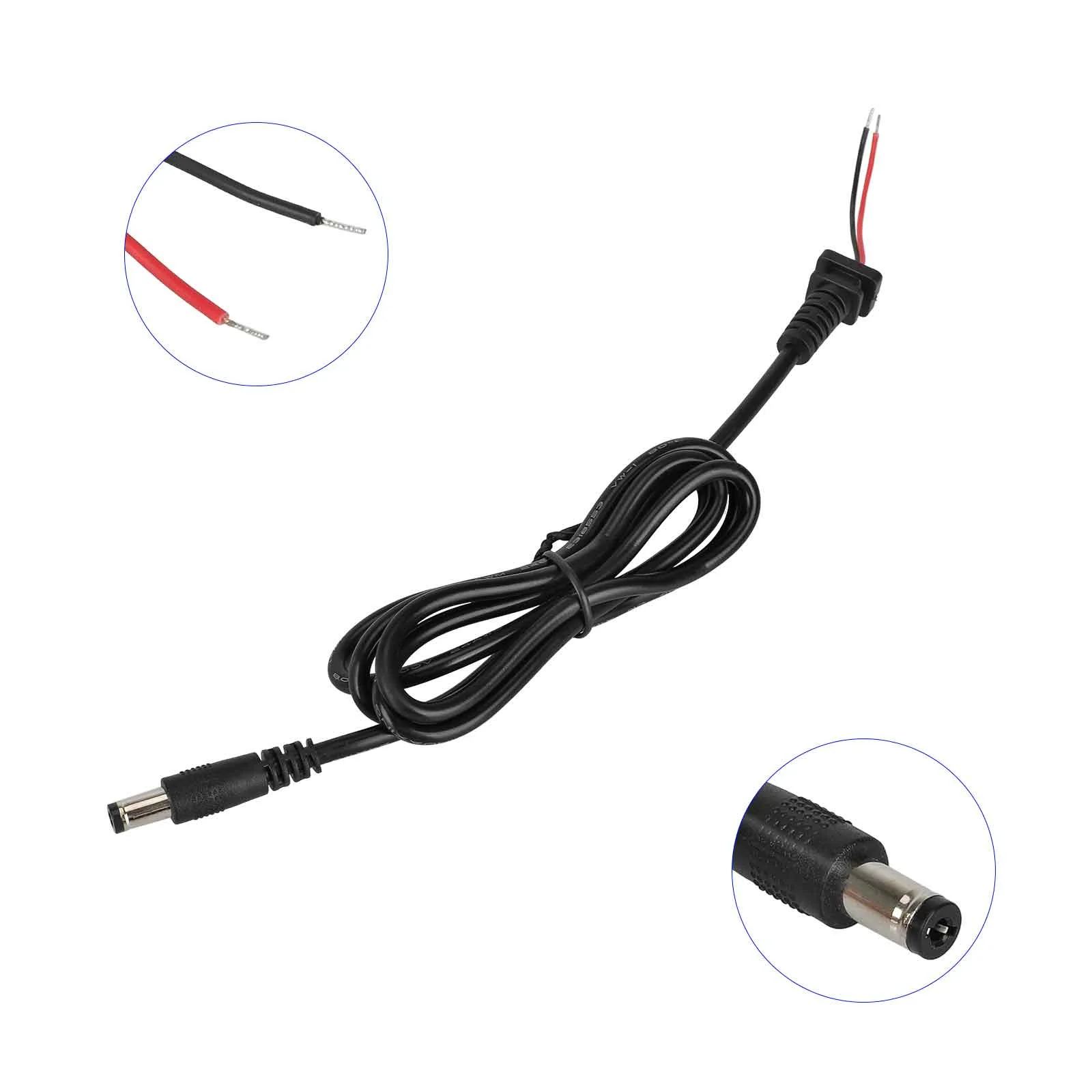 Strömkabel DC 2.1 mm - Reservdel till laddare