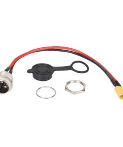 GX16 3-pin Laddport till Elscooter - XT30 kontakt