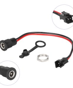 Laddport till Elscooter / Elcykel DC 5.5*2.1mm (hane)