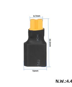 Alternative view of Adapter XT60 hane till XT30 hona – Batteri / Elscooter
