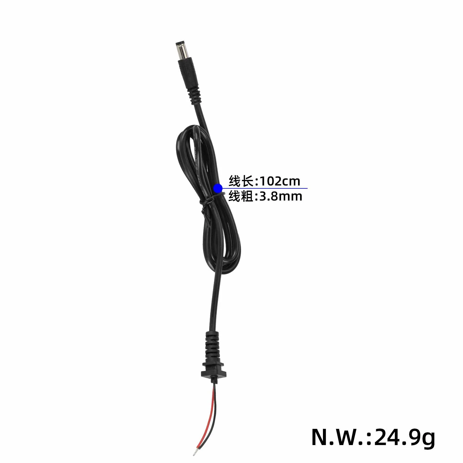 Strömkabel DC 2.1 mm - Reservdel till laddare - Bild 2