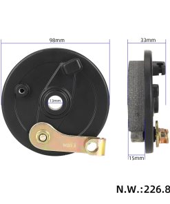 Alternative view of Komplett trumbroms Elscooter 8 tum / 10 tum