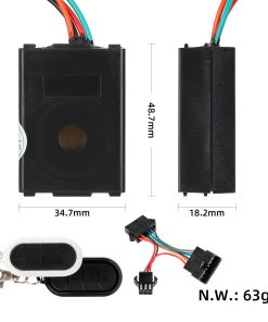 Alternative view of Trådlös startspärr med alarm till Elscooter - Dualtron / Kaabo