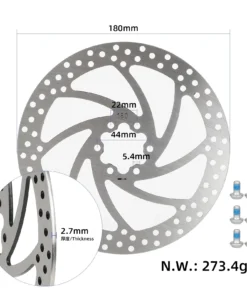 Alternative view of 180mm 3mm Förstärkt bromsskiva till elscooter / cykel 6-bult