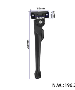 Alternative view of Stödben till Kukirin G3 Pro elscooter (svart)
