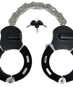 Robust Handcuff lås i härdat stål till Elscooter / MC
